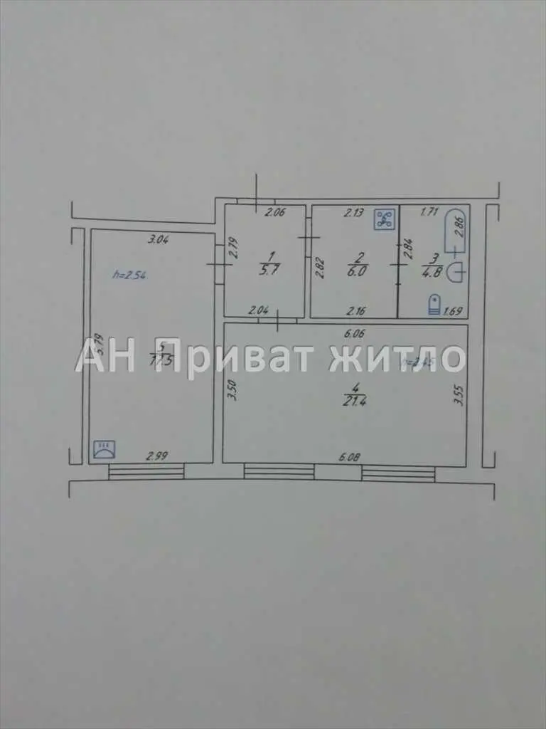 Квартира · 2 кімнати