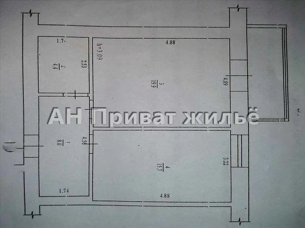 Квартира · 1 кімната