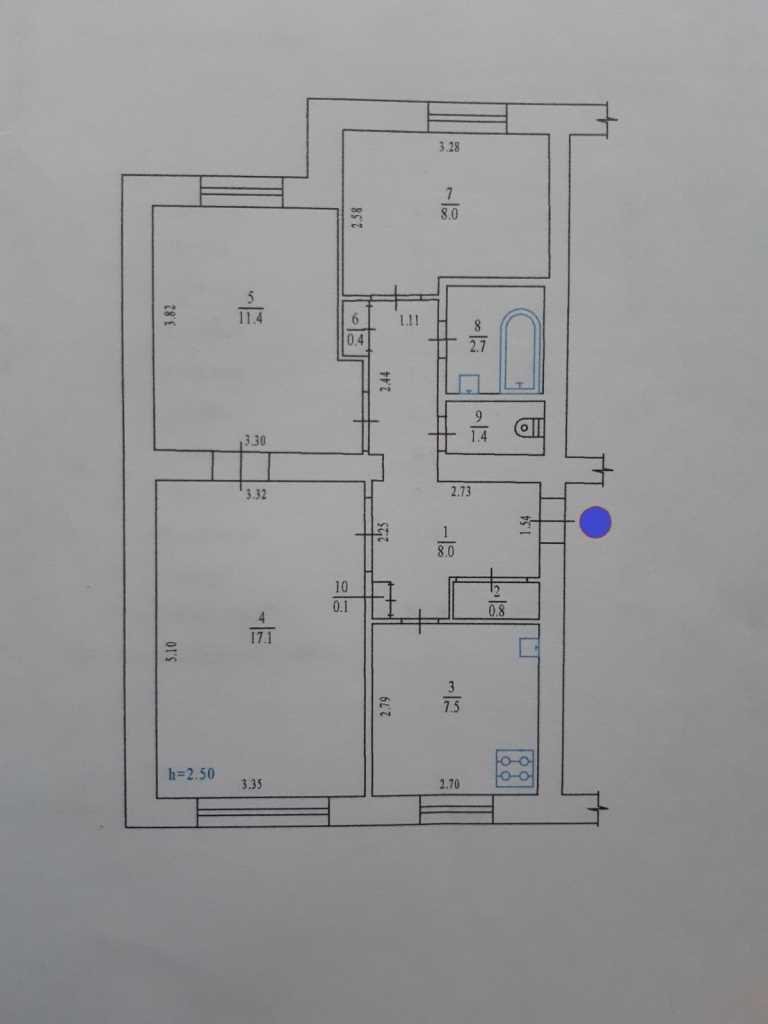 Квартира · 3 кімнати — Центр
