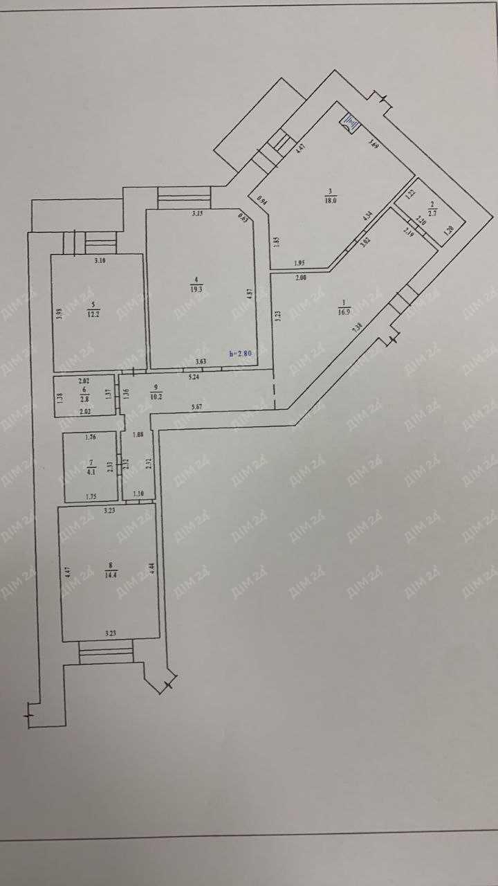 Квартира · 3 кімнати