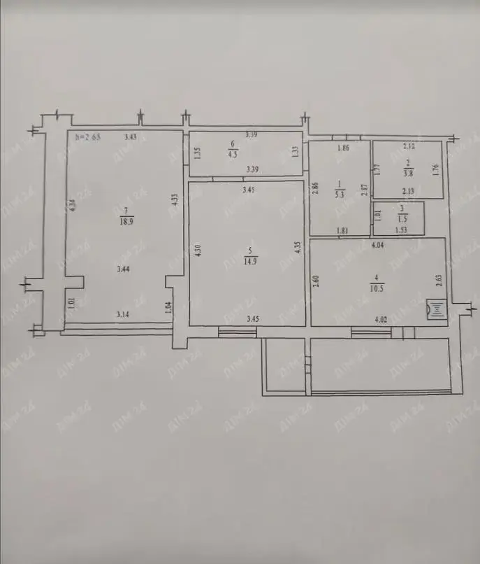 Квартира · 2 кімнати — Браїлки